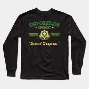 2Nd Cavalry Regiment Veteran Military Father Day Long Sleeve T-Shirt